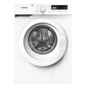 Lavadora Brandt WFB171WP 7kg Carga Frontal 1200rpm D Blanca con Programas Anti Bacterias y Limpieza de Tambor