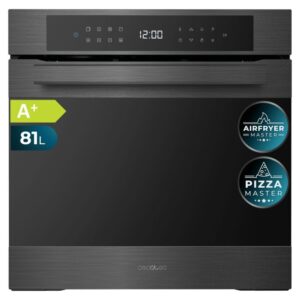 Horno pirolítico Cecotec Bolero Hexa P506000 81L Matt A+ Airfryer Pizza Vapor