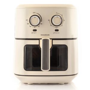 InnovaGoods Vynner Pro 6500 Freidora de Aire 6.5L 1700W Crema/Acero Inoxidable