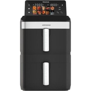 Freidora de aire Taurus Duo Slim 13L 2800W con pantalla táctil y doble cesta