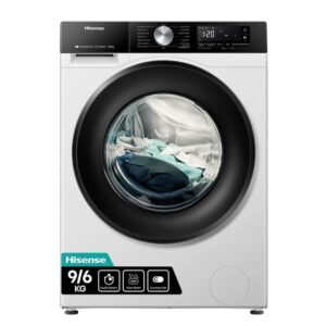 Lavasecadora Hisense 9kg A WD3S9043BW3 Inverter WiFi Auto Wash Steam 6kg secado