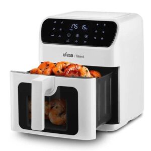 Ufesa Talent Freidora de Aire Digital con Ventana y Luz Interior 6.5L Blanca
