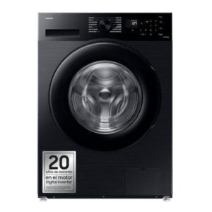 Lavadora Samsung WW80CGC04DAB 8kg Carga Frontal 1400rpm Clase A Negra Wi-Fi Steam EcoBubble