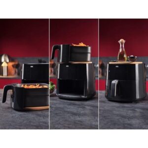 AEG Serie 5 Gourmet 6 AAF7B Freidora de Aire sin Aceite 6.8L 1800W Negra