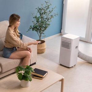 Cecotec ForceClima 7100 Soundless Aire Acondicionado Portátil con Mando a Distancia 7000 BTU