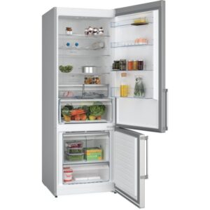 Frigorífico Bosch Combi No Frost 193cm 508L D Inox Compartimento Zona Fresca