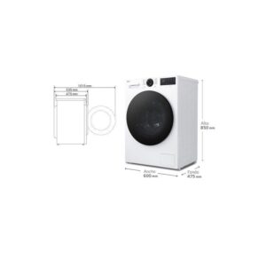 Lavadora LG 8 kg A F2X50S8TLB con AI Direct Drive y TurboWash 360º