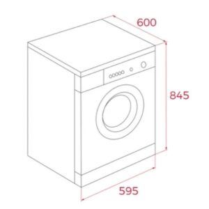 Secadora de condensación Teka SHK 70840 WH 8 kg Clase energética D bomba de calor