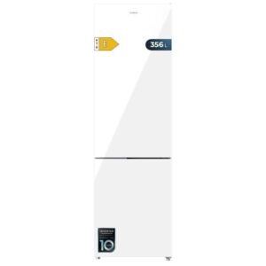 Cecotec Bolero CoolMarket Combi 356 White Glass E Frigorífico Combi E Cristal Blanco
