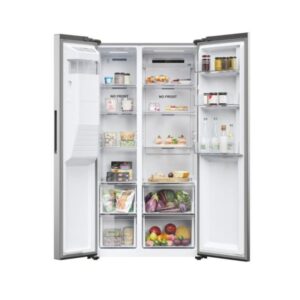 Frigorífico Haier SBS 90 Serie 5 HSR5918DIMP Americano D Inox Dispensador Hielo/Agua No Frost