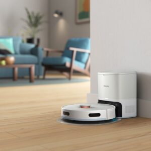 Aspirateurs Robots et Laveur Philips Série 2000 avec en plus une station de vidage automatique Navigation LDS 2.700 Pa Assistant vocal
