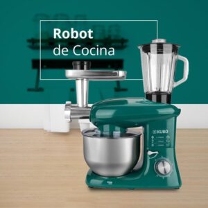 Kubo Robot de Cocina 6L Verde + 7 Accesorios