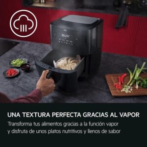 AEG Serie 8000 Gourmet 6 AAF7SB Freidora de Aire sin Aceite 6.9L 1700W Negra