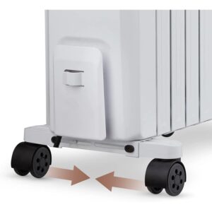 Grunkel RAC-8 PIROS Radiador Digital de Aceite 8 Elementos 2000W Blanco