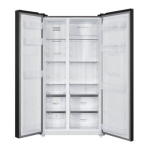 Cecotec Bolero CoolMarket SBS 550 Glass Frigorífico Americano Side by Side No Frost E Negro