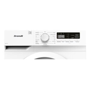Lavadora Brandt WFB171WP 7kg Carga Frontal 1200rpm D Blanca con Programas Anti Bacterias y Limpieza de Tambor