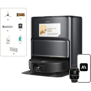 Aspirateur Robot et Laveur MOVA TECH Z60 Ultra Roller Complete Vidage Automatique Navigation Laser 28.000 Pa Contrôle vocal