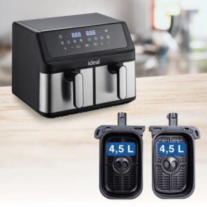 Freidora de aire Eldon Diamentiq Tofu Matcha Ultra 9 L 2000 W pantalla LED