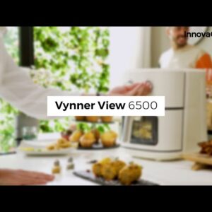 InnovaGoods Vynner Pro 6500 Freidora de Aire 6.5L 1700W Crema/Acero Inoxidable